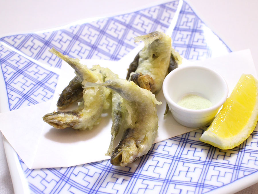 稚鮎の天麩羅