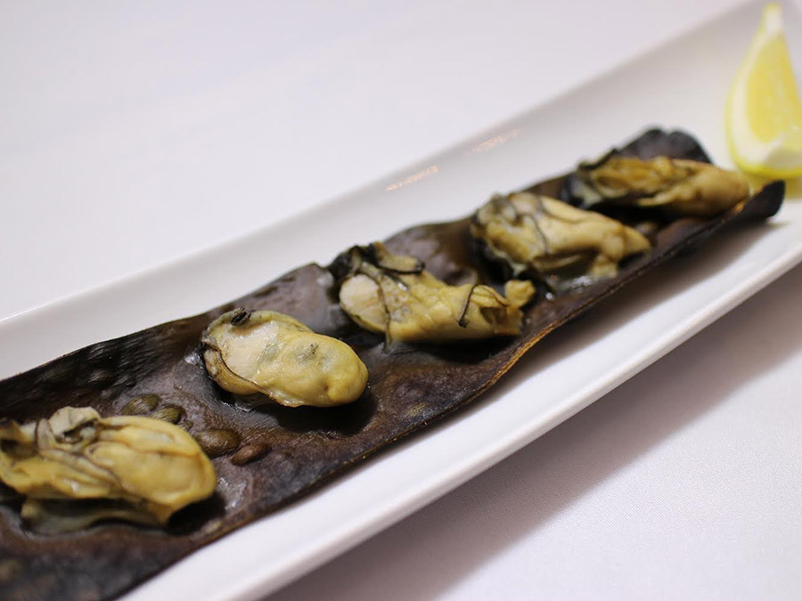 牡蠣の松前焼き